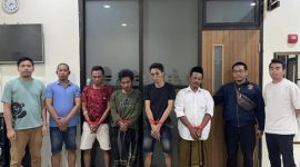 Ket: Terduga pelaku pesta narkoba jenis sabu.