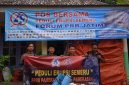 Tim relawan Forum Relawan Penanggulangan Bencana (FRPB) Kabupaten Pamekasan mendirikan pos bersama  di kawasan terdampak erupsi Gunung Semeru, Jawa Timur.