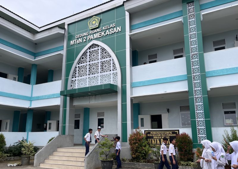 Ket: Lingkungan sekolah MTsN 2 Pamekasan, (27/1/26).