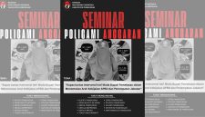 Pamflet yang beredar acara seminar poligami anggaran dengan tema 